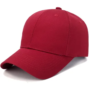 2021 Noi Femei Bărbați Șapcă de Baseball Feminin de Culoare Solidă în aer liber Reglabil Alb Rosu Negru Brodate pentru Femei Pălării de Vară