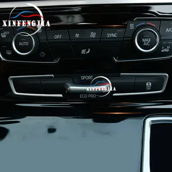 Pentru BMW Seria 2 Gran Tourer F46 2016 2x Chrome ABS Centru de Butoane de Control de Acoperire Cadru Trim