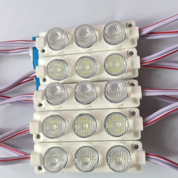 Noul Super-luminos LED-uri modulul DC12V impermeabil 3LEDs Alb Rece led, Module cu obiectiv ,Bună disipare a căldurii