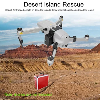 USB Reîncărcabilă Eliberare Rapidă Dozator de Momeală de Pescuit Arunca Livrare Dispozitiv de Căutare RC Drone Airdrop Sistem Pentru DJI Mavic Air 2