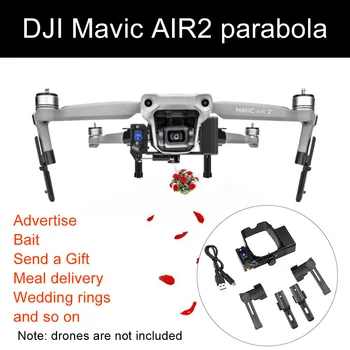 USB Reîncărcabilă Eliberare Rapidă Dozator de Momeală de Pescuit Arunca Livrare Dispozitiv de Căutare RC Drone Airdrop Sistem Pentru DJI Mavic Air 2