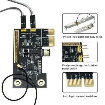 EWeLink Mini PCI-e PC-ul Desktop la Distanță Comutator de Control Card Wireless WiFi Smart Switch Modul Releu Restart Comutator Rândul său, On/OFF