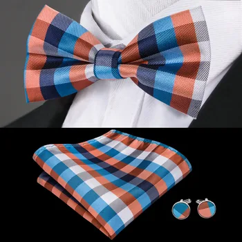 Barry.Wang Papion barbati formale cravata băiat de Moda pentru Bărbați de afaceri de nunta papion de sex Masculin Camasa Rochie krawatte legame cadou