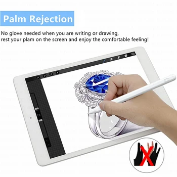 Active Stylus Pen Pentru iPad a 7-a 6-Gen Accesorii de Respingere Pentru iPad Pro 11 12.9 2020 2019 Atinge Pixuri Nu Pentru Apple Pencil