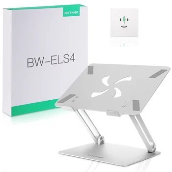 BlitzWolf BW-ELS4 Laptop Stand Suport din Aliaj de Aluminiu Suport pentru Laptop Disipare a Căldurii Unghi Reglabil stoca până la 8 kg Sprijinit