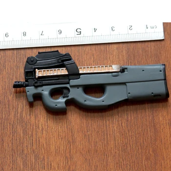 1/6 Scară Soldat Figura Accesorii P90 Model de Mucegai din Plastic Pușcă de Jucărie Oldish 8.5 cm pentru 12