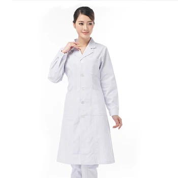 2020 Unisex Halat Spa uniformă Slim haine de Lucru, Uniforme Salon de Frumusețe haine de Lucru de Servicii de sănătate scrubs Haina halat Alb en-gros