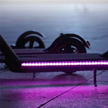 Pliabil Benzi cu LED-uri Lanterna Bar Lampa Pentru Xiaomi M365 Scuter Electric Skateboard Noapte cu Bicicleta de Siguranță lampa de control