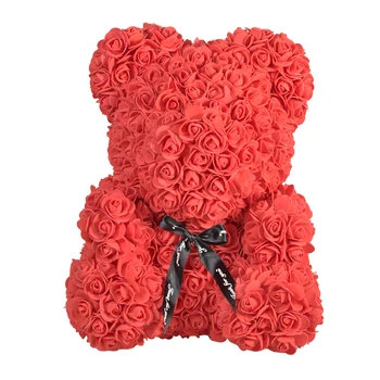 Dropshipping Trandafir Roșu Teddy Bear Coroana de Lumină Led 2021 Nunta Ziua Îndrăgostiților, de Crăciun Dragoste Urs Cadou pentru Femei Fata de Mama