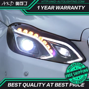 AKD Styling Auto Lampă de Cap pentru W212 Faruri 2013-2016 W211 E200 E300 E260 LED Faruri LED DRL Hid Bi-Xenon, Accesorii Auto
