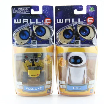 Wall-E Robot Wall E si EVA PVC Figura de Acțiune de Colectare de Jucării Model de Păpuși 6cm/10cm 2 buc/lot
