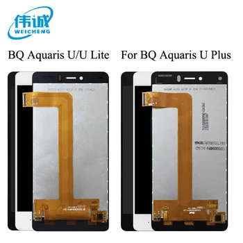 Testate Pentru BQ Aquaris U LCD BQ U lite Display LCD Touch Screen de Asamblare Cu Cadru Pentru BQ U Plus LCD Senzor Panou