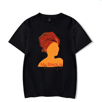 New sosire 2020 Femei T Shirt Melanina Scurge În Aur de Imprimare T-Shirt Bumbac Pentru tricouri