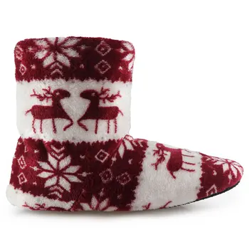 Iarna Papuci Femei Pluș Cald Bumbac Acasă Papuci De Crăciun Elan Interior Șosete Pantofi Doamnelor Femeie Etaj Pantofi Femei 2018