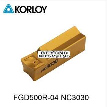 Original Korloy FGD500R-04 NC3030 FGD300R-03 NC3030 FGD400R-04 NC3030 Insertii Carbură FGD FGD500 Confruntă cu Lama Strung Cutter Instrumente