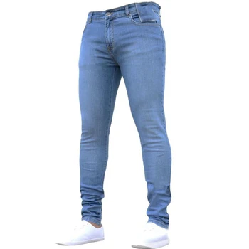 2020 Fierbinte Mens Blugi Skinny Super Skinny Jeans Bărbați Non Rupt Stretch Pantaloni Din Denim Elastic Talie Mare Dimensiune Europeană Pantaloni Lungi