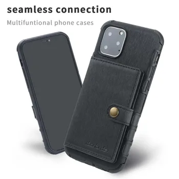 De lux din Lemn cu Model Portofel Caz de Telefon pentru Samsung Galaxy Note8 S20Ultra S8S9S10Plus A10A30A50S,din Piele de Caz,TPU cu Airbag-uri