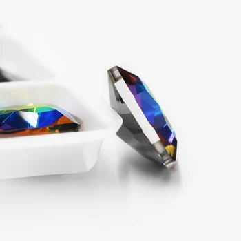 12 mm Geam cristal Grăsime triunghi de bijuterii stras Colorate set de piatra Punct Înapoi Pietre Fantezie Unice de Culori pentru Haine D