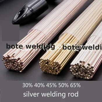 De înaltă calitate, 30%-65% argintiu tija de sudare sudare cu electrod Aer Condiționat Frigider din Oțel Inoxidabil, aliaj de Fier