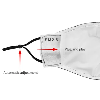 Unisex Imprimate Gura Masca Personaliza Lavabil Anti Praf Cubrebocas PM2.5 Filtre De Protecție Respiratorie Respirabil Mascarillas