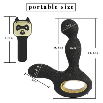 Hot Adult Sex Vibrator Toy Pentru Barbati Prostata Masaj Wireless De Control De La Distanță De Sex Masculin Masturbator Anal Plug Rotativ Vibrator Vibrador