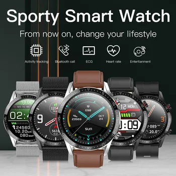 Neenbo L13 Ceas Inteligent Bărbați IP68 rezistent la apa ECG PPG Bluetooth Apel Tensiunii Arteriale Rata de Inima Fitness Tracker sport Smartwatch