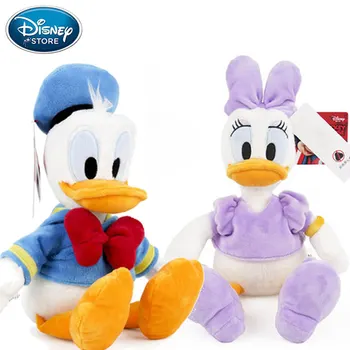 Disney Fierbinte Jucarii de Plus Donald Duck Și Daisy Animal Umplute PP Bumbac Moale Papusa Ziua de Crăciun Cadouri de Anul Nou Pentru Copii