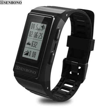 SENBONO S909 built-in GPS Tracker Inteligentă Band Heart Rate Monitor de Fitness Tracker IP68 Impermeabil Mansete în aer liber