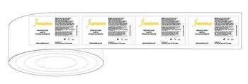 Personalizate pentru PVC Transparent fundal tipărite cu cerneală neagră și fierbinte folie de aur ștampilarea, Articol Nr. CU21