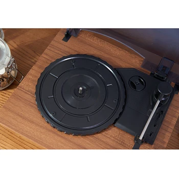 Mini Difuzor Bluetooth Disc De Vinil Jucător Profitabilă Epocă Fonograf Platane Picătură De Transport Maritim - Rosu Culoare