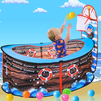 Noi Corsair Cort de Joaca pentru Copii Nava Pirat Cort pentru Copii Ocean Ball Pool Joc de Gard Jucărie Cort de Casa pentru Copii