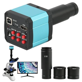 18MP 1080P 60FPS HDMI USB Electronice Ocular Microscop Video Camera de Montaj Dimensiuni 23.2 mm Cu Inel de Adaptoare 30mm 30.5 mm
