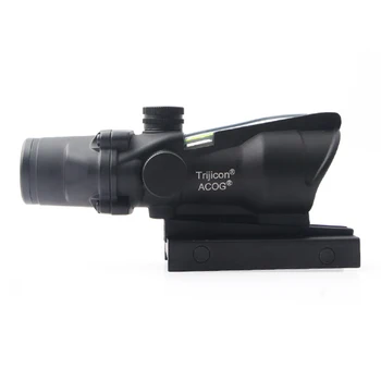 SBEDAR Tactice AOCG 4 X 32 Reale Fibre Rosu Verde Riflescope Optica Vedere pentru Vanatoare, Airsoft