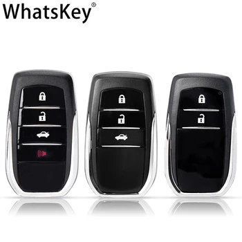 WhatsKey, Mașină Smart Card, Pentru Toyota PRADO, Coroana, Corolla, RAV4, Highlander, CHR, Land Cruiser, de la Distanță Cheie Shell, Fob Caz