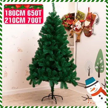 1.8 m/2.1 m Decorațiuni pentru Bradul de Crăciun în Familie Criptare Decoratiuni de Craciun Copac Verde Artificiale, Decoratiuni Petrecere de Crăciun