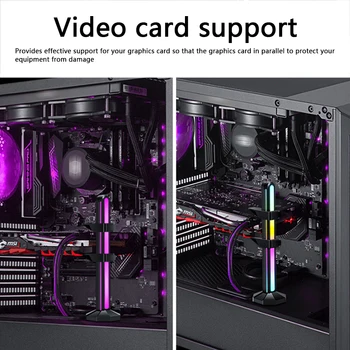 Placa grafica Sta Cadru suport Suport 5V 3Pin ARGB placa Video GPU Bretele de Sprijin pentru Desktop de Calculator Șasiu Placa de baza