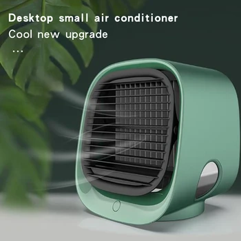 Aer Conditionat Mini Umidificator Purificator Portabil USB Răcitorului de Aer de 7 Culori de Lumină Desktop Aer de Răcire Cooler Ventilator Pentru Biroul de Acasă