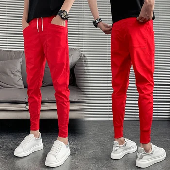 Vânzare Fierbinte De Vară Pentru Bărbați Pantaloni Harem Moda 2021 Slim Fit Hip Hop Pantaloni Casual Barbati Se Potrivesc Streetwear Joggeri Bărbați Îmbrăcăminte 36-27
