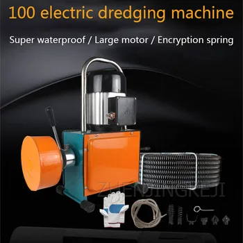 800W Conducte Draga Mașină Super-rezistent la apa Electric Profesional de Mare Putere de Canalizare Instrument de Toaletă Podea Scurgere Curatenie Artefact