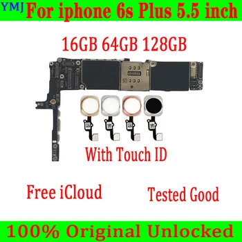 Original deblocat pentru iphone 6S Plus Placa de baza,pentru iphone 6S Plus Placa de baza cu/fara Touch ID-ul,Fara iCloud