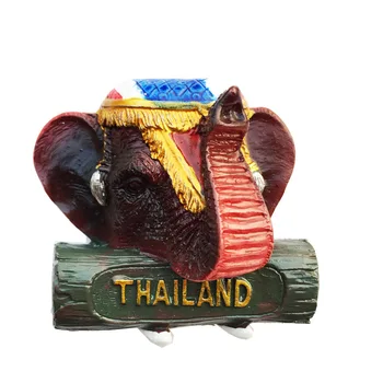 Thailanda magnet de frigider Bangkok peisaj suveniruri elefant frigider masina de autocolante picioare papuci de casă papuci de casă autocolante magnetice