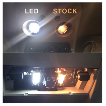 8pcs Alb Masina Becuri cu LED-uri de Interior Hartă Dom Kit de Lumina Pentru perioada 2013-2017 2018 2019 Subaru WRX STI Portbagaj Cargo Lampa plăcuței de Înmatriculare