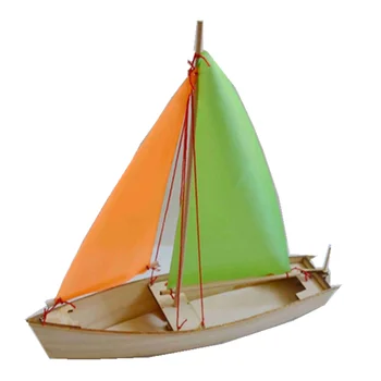Autopropulsate care Navighează Barca de Lemn Model Clădire Kituri DIY Navigatie Model Asamblare Jucarii pentru copii Jucării lucrate Manual Clasa din Lemn