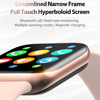 Full Touch Cu Ecran Curbat Smart Watch Bluetooth Apel De Muzică De Control Smartwatch Rata De Inima Tracker De Fitness, Ceasuri Inteligente Bărbați Femei
