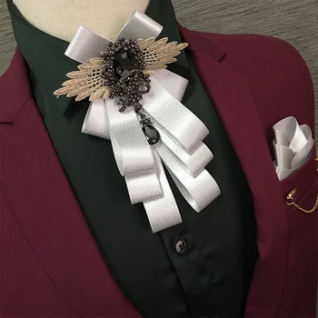 Nou Livrare Gratuita moda casual Barbati masculin feminin Britanic papion accesorii de nunta retro shirt frumusete Frizură Guler cravată
