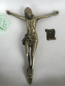 Biserica Creștină Catolică Isus Metal Statuie Jesu Statuetă Iesus figurina crucifix cifre mielul lui dumnezeu rood