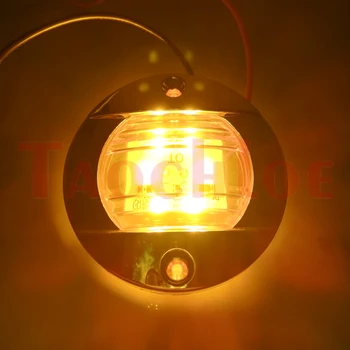 10buc Bărci, Iahturi CONDUS Stern Lumini Auto Interior Lumini de Iluminat Navigare Marine Lampă de Semnalizare Remorcă Camion de poziție Laterale Lumina