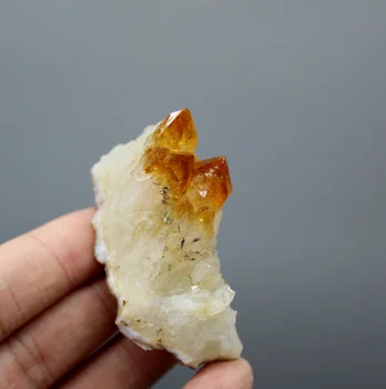 Naturale Citrin Cluster minerale-specimen de Cuarț Pietre și cristale de Vindecare de cristal