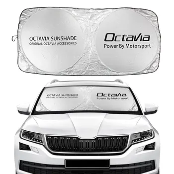 Pentru Skoda Octavia 2 A7 A5 Parbriz Auto Umbrele de soare Flodable Huse Auto Fata Ferestrei Umbrele de soare Până-UV Accesorii Auto