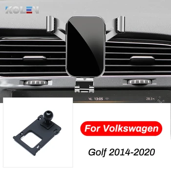 Masina de Titularul de Telefon Mobil Pentru Volkswagen VW Golf 7 MK7-2020 telefon Mobil GPS de Ventilație de Evacuare a Suportului Snap-tip de Navigare Sta